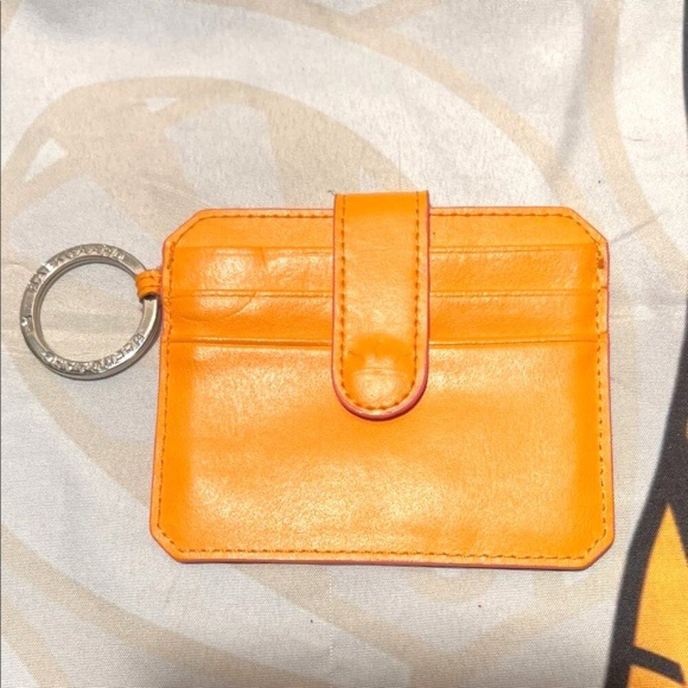 Baekgaard  Leather Mini Card Case with a Key Ring